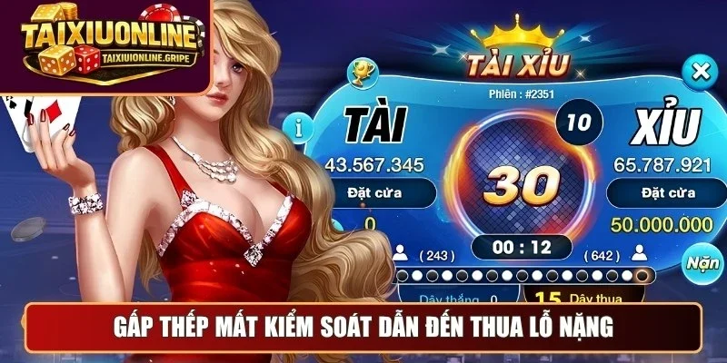 Gấp thếp mất kiểm soát dẫn đến thua lỗ nặng Gấp thếp mất kiểm soát dẫn đến thua lỗ nặng