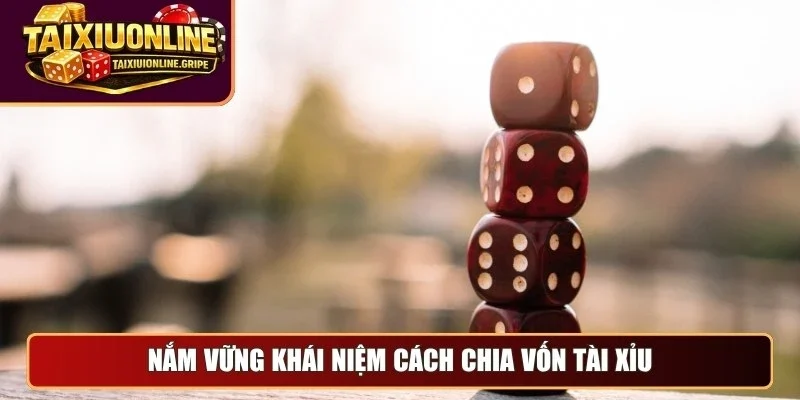 Nắm vững khái niệm cách chia vốn tài xỉu online