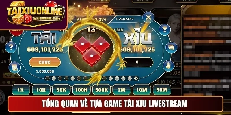 Tổng quan về tựa game tài xỉu livestream Tổng quan về tựa game tài xỉu livestream