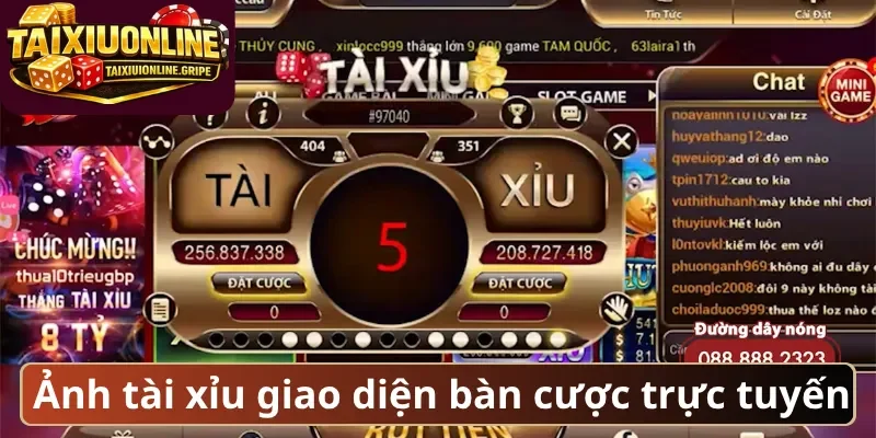 Ảnh tài xỉu giao diện bàn cược trực tuyến Ảnh tài xỉu giao diện bàn cược trực tuyến