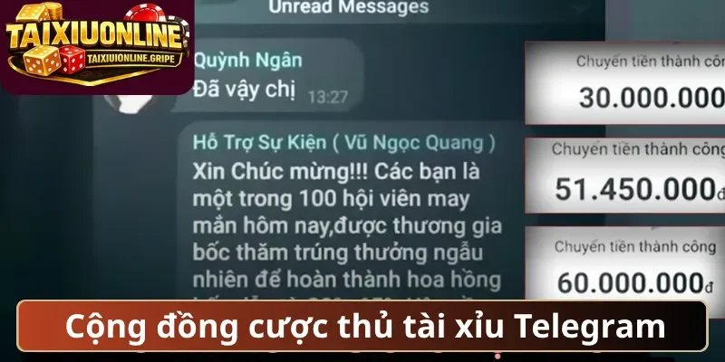 Cộng đồng cược thủ tài xỉu Telegram