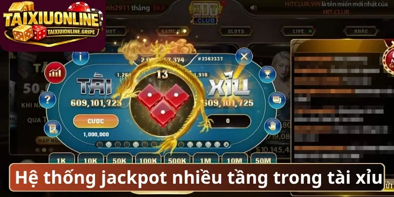 Hệ thống jackpot nhiều tầng trong tài xỉu Hệ thống jackpot nhiều tầng trong tài xỉu