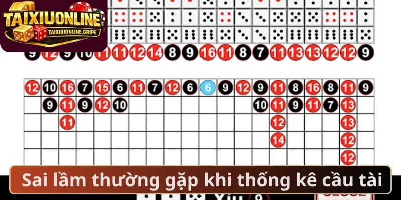 Sai lầm thường gặp khi thống kê cầu tài Sai lầm thường gặp khi thống kê cầu tài